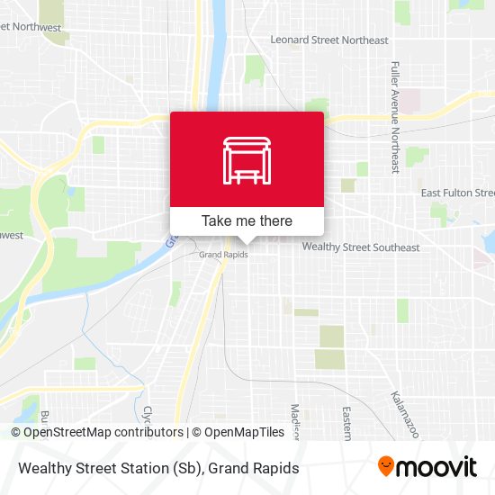 Mapa de Wealthy Street Station (Sb)