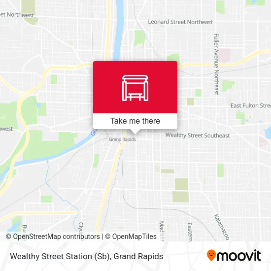 Mapa de Wealthy Street Station (Sb)