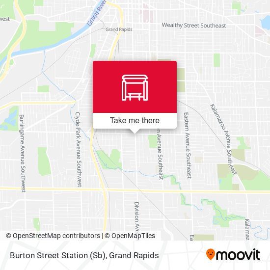 Burton Street Station (Sb) map