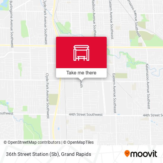 36th Street Station (Sb) map