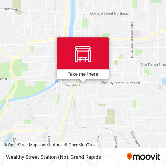 Mapa de Wealthy Street Station (Nb)