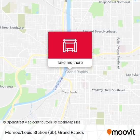 Monroe/Louis Station (Sb) map