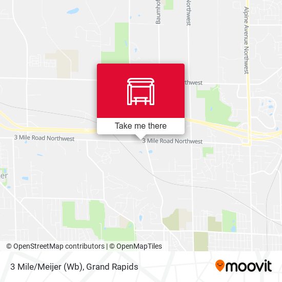 Mapa de 3 Mile/Meijer (Wb)