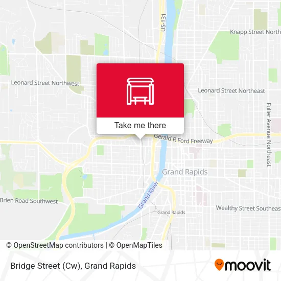 Mapa de Bridge Street (Cw)