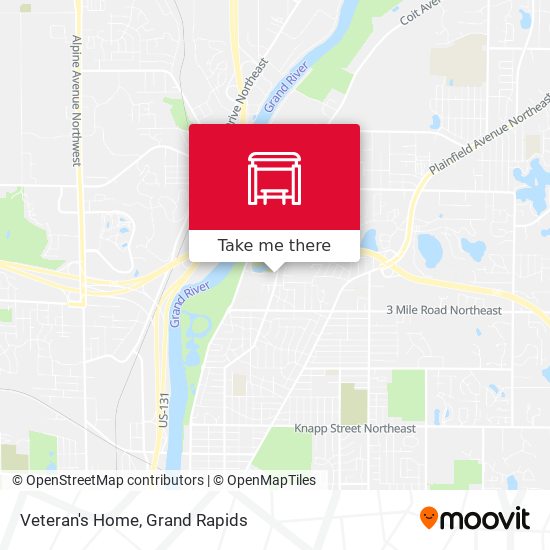 Veteran's Home map