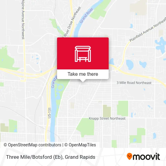 Mapa de Three Mile/Botsford (Eb)