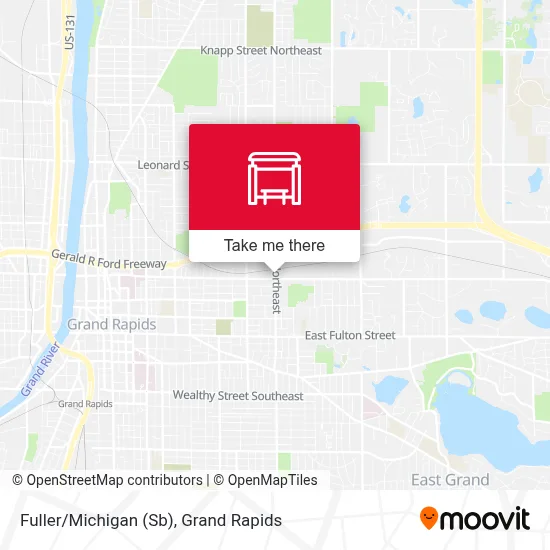 Fuller/Michigan (Sb) map