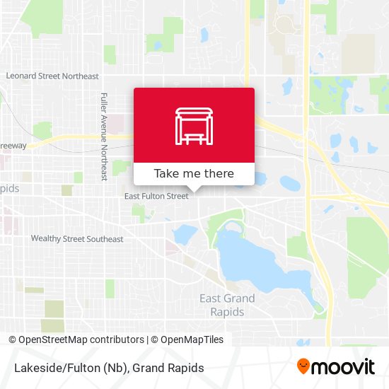 Lakeside/Fulton (Nb) map