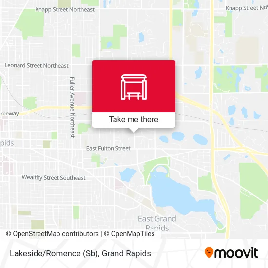 Lakeside/Romence (Sb) map