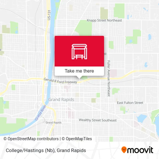Mapa de College/Hastings (Nb)
