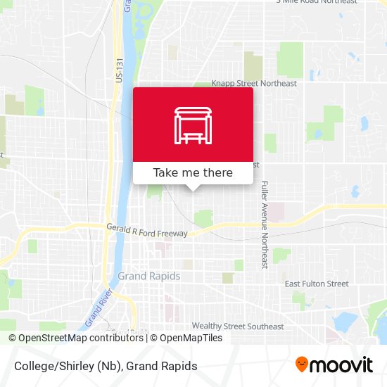 College/Shirley (Nb) map