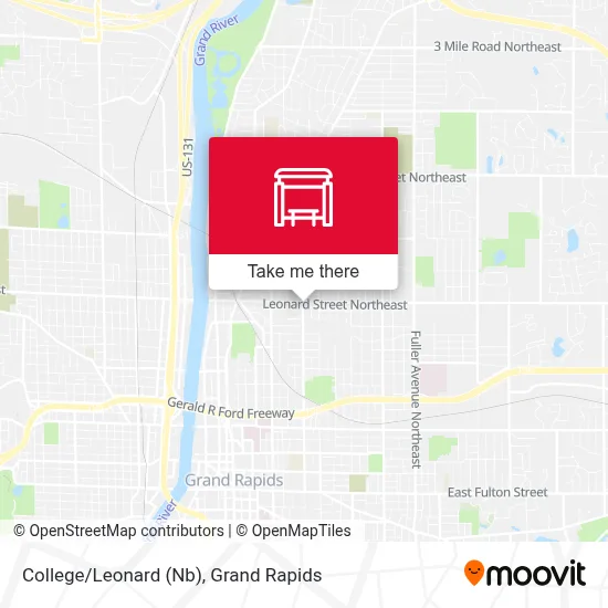 College/Leonard (Nb) map