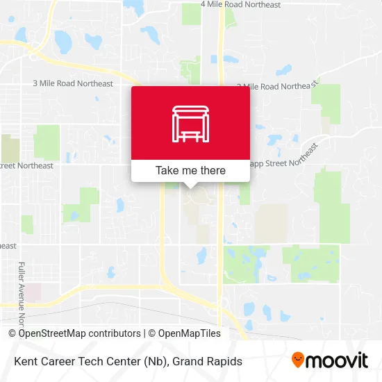 Mapa de Kent Career Tech Center (Nb)