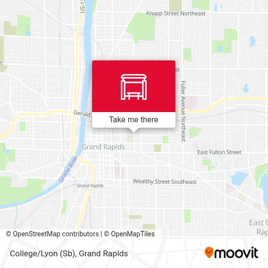 College/Lyon (Sb) map