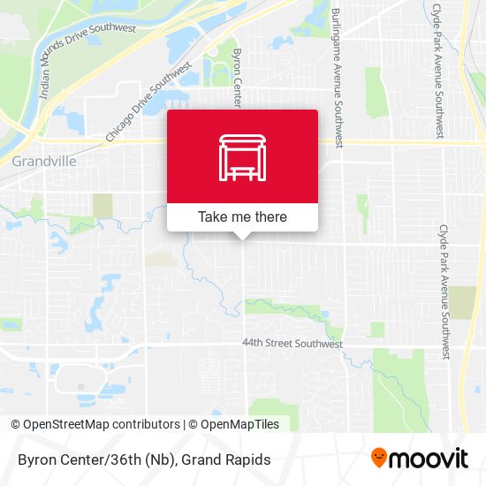 Byron Center/36th (Nb) map