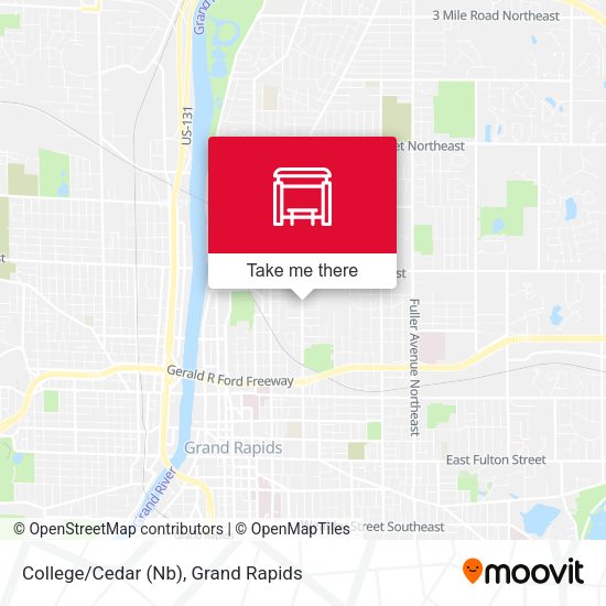 Mapa de College/Cedar (Nb)