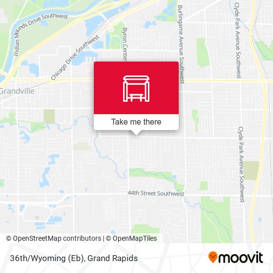 36th/Wyoming (Eb) map