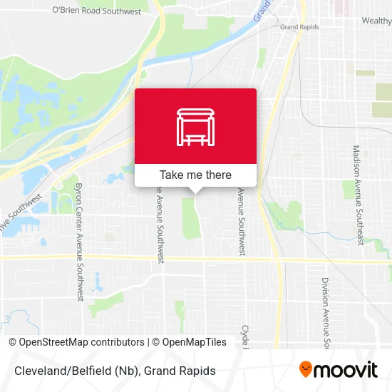 Mapa de Cleveland/Belfield (Nb)