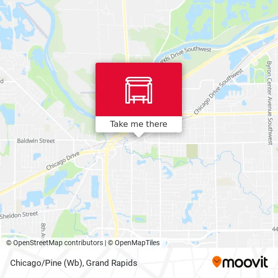 Mapa de Chicago/Pine (Wb)