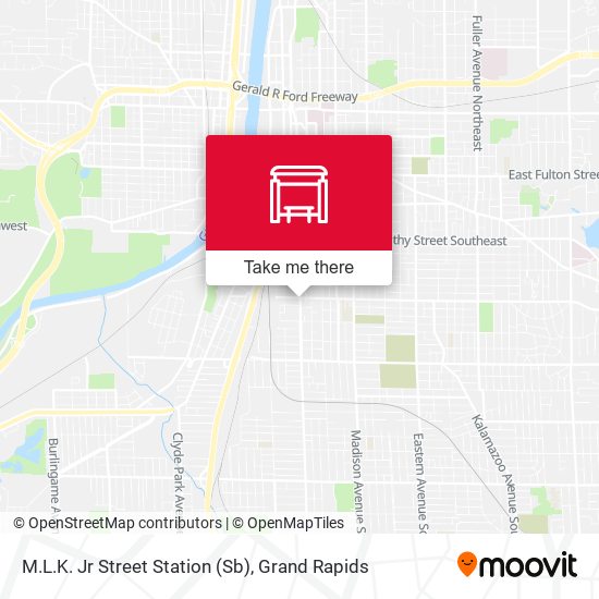 M.L.K. Jr Street Station (Sb) map