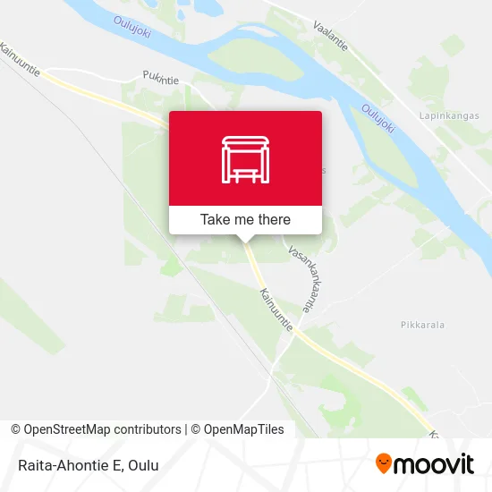 Raita-Ahontie East map