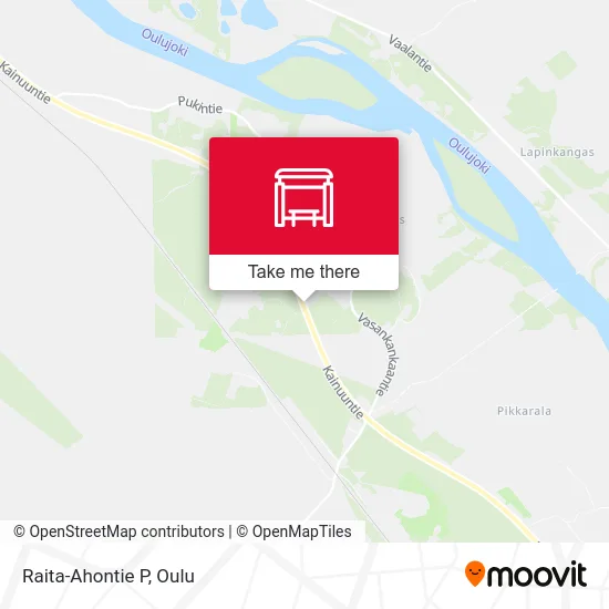 Raita-Ahontie North map