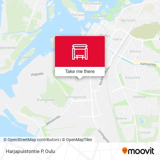 Harjapuistontie P map
