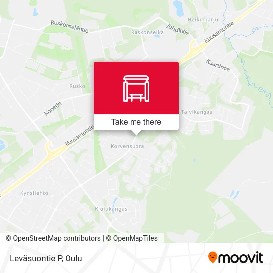 Leväsuontie P map