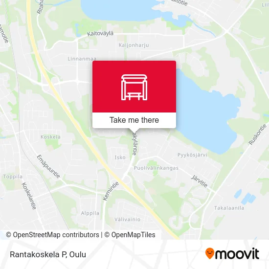 Rantakoskela North map