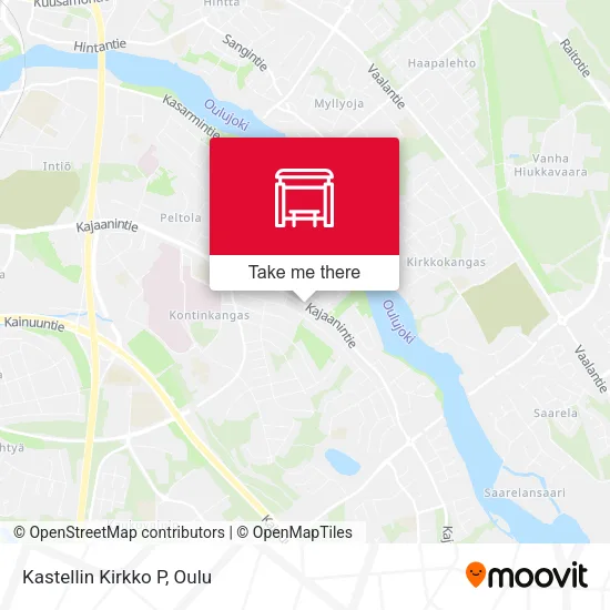 Kastellin Kirkko P map