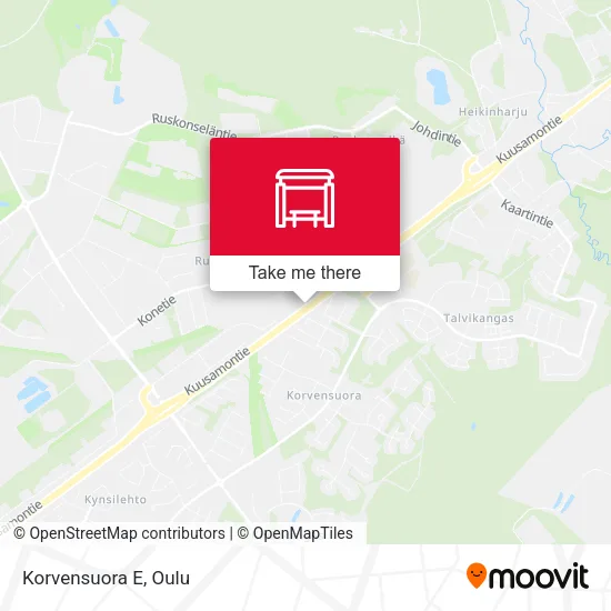 Korvensuora E map