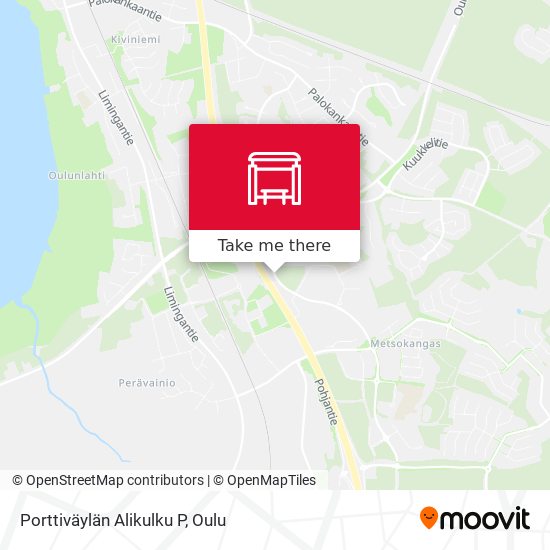 Porttiväylän Alikulku P map