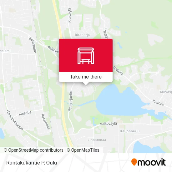 Rantakukka Road N map