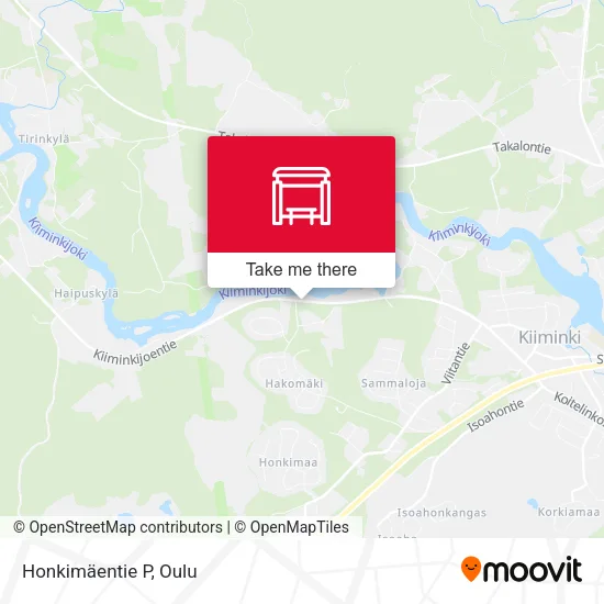Honkimäentie P map