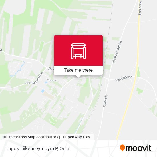 Tupos Liikenneympyrä P map