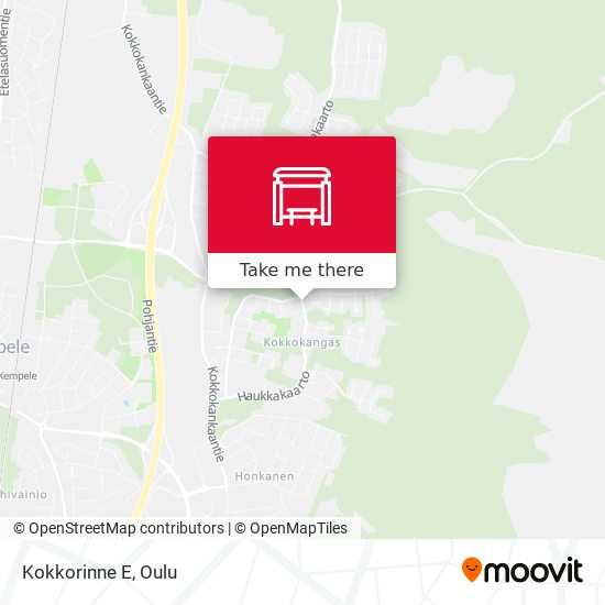 How to get to Kokkorinne E in Kempele by Bus?