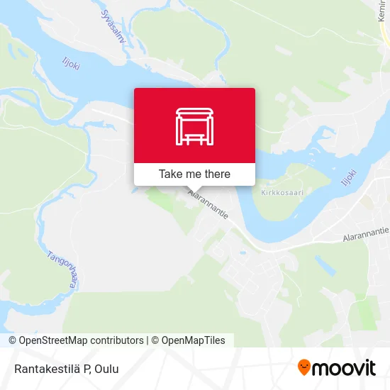 Shore Kestilä N map