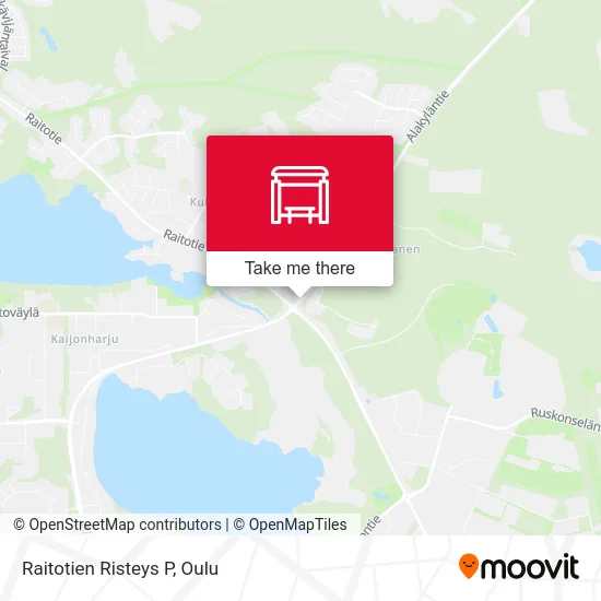 Raitotie Intersection North map