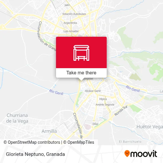 Glorieta Neptuno map