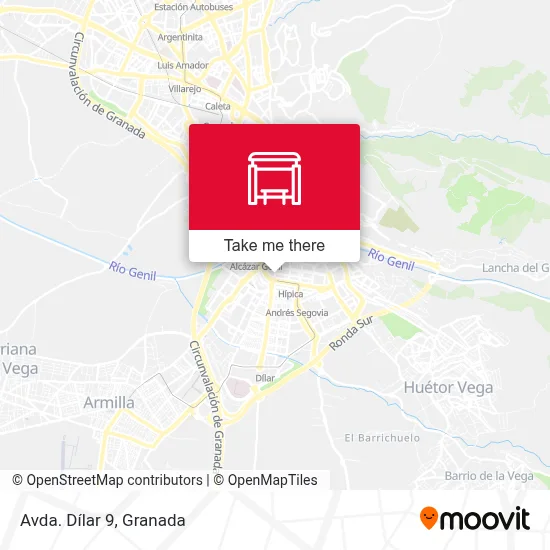 Avda. Dílar 9 map