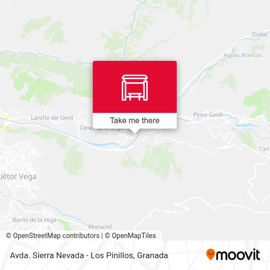 Avda. Sierra Nevada - Los Pinillos map