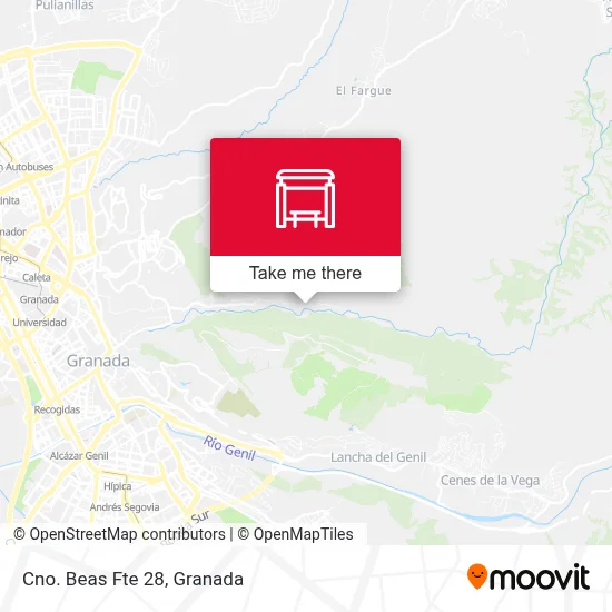 Cno. Beas Fte 28 map