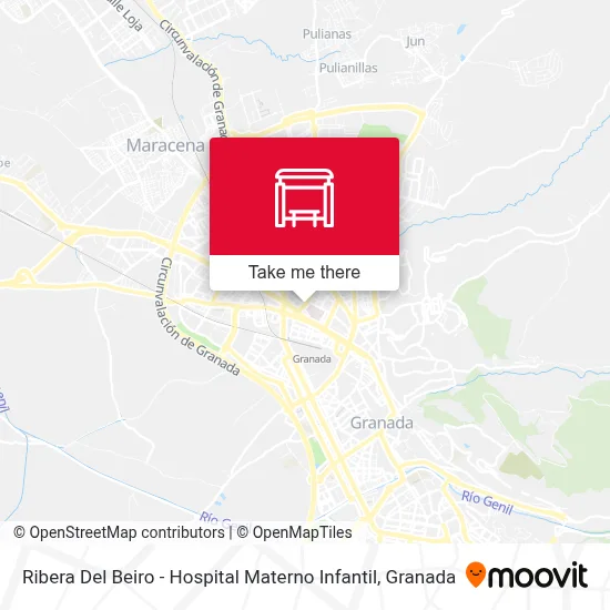 mapa Ribera Del Beiro - Hospital Materno Infantil