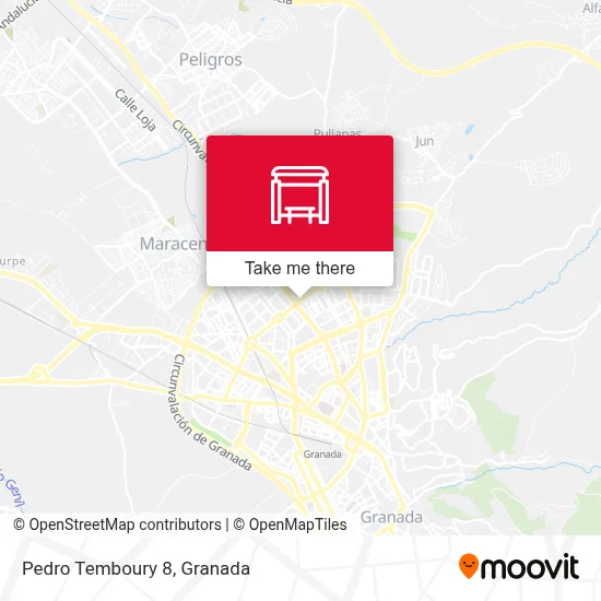 Pedro Temboury 8 map