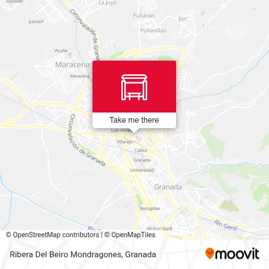 mapa Ribera Del Beiro Mondragones