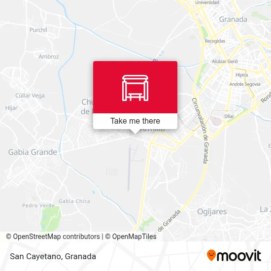 San Cayetano map