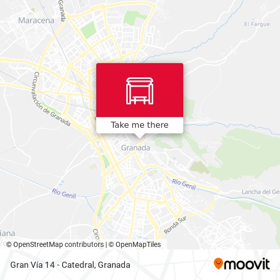 Gran Vía 14 - Catedral map