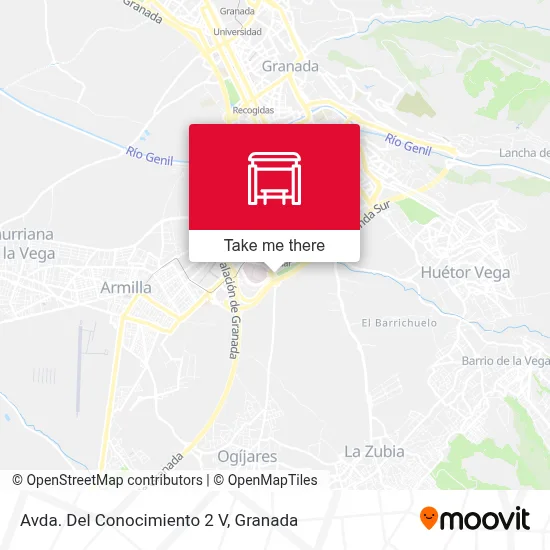 Avda. Del Conocimiento 2 V map