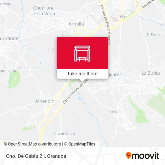 Cno. De Gabia 2 I map