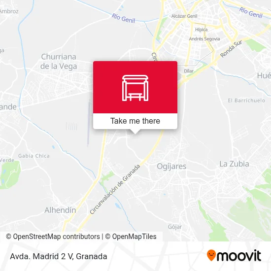 Avda. Madrid 2 V map